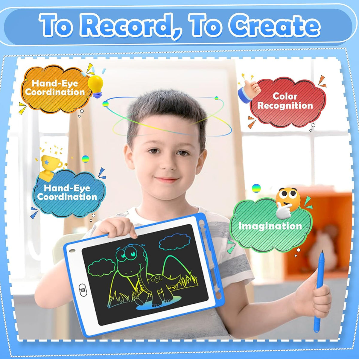 4 Pack LCD Writing Tablet for Kids - Multicolor - 12 Pack - image 2