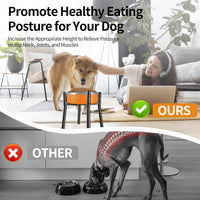 PROERR Lifted Dog Bowl Stand, Without Bowls - Large-HIGH-12IN - image 4