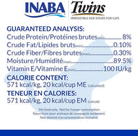 INABA Twins for Cats, Side Dish/Topper Cups, 1.23 Ounces per Serving, 16 Servings, Tuna & Chicken with Scallop Recipe