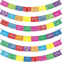 Asoulin 6 PCS Papel Picado Dia De Los Muertos - Multicolour