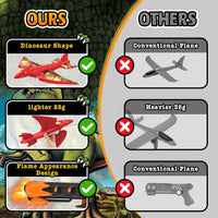 Aiencsai Airplane Launcher Toy - Red&green&orange - image 4