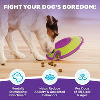 Outward Hound by Nina Ottosson Dog Treat Maze Dog Puzzle Enrichment Toy, Level 2 Intermediate, Green