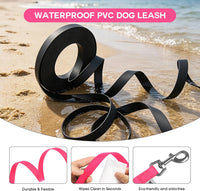 Wolfone Waterproof Dog Leash 10FT Long Line Training Leash for Dogs – Essentials for Dogs - 20ft x 0.75 IN / Pink - image 2