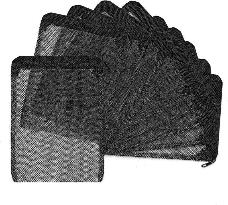 10pc Filter Media Bags for Aquarium - 3.93" x 5.9" - 10pack / Black