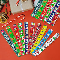 Junebrushs 56 fall Thanksgiving slap bracelets with turkey, pumpkin and leaf designs - view 24