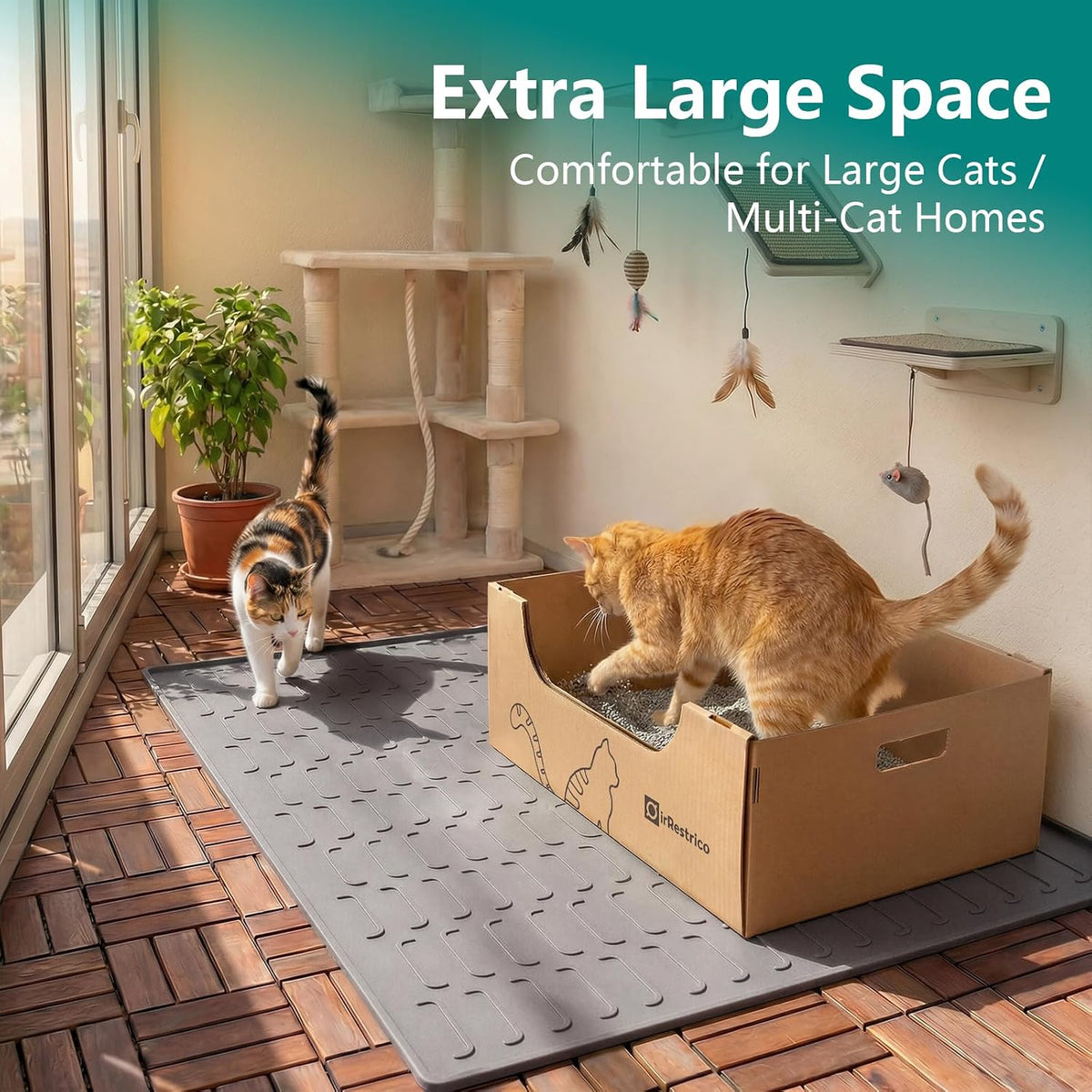 3-Pack Jumbo Disposable Cat Litter Box - 3-Pack / Jumbo - image 2