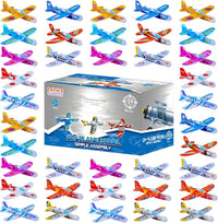LUCKY GUESS 100-pack of colorful 4-inch foam glider planes for kids - view 2