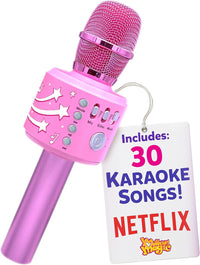 Move2Play Motown Magic, Bluetooth Karaoke Microphone - All Pink