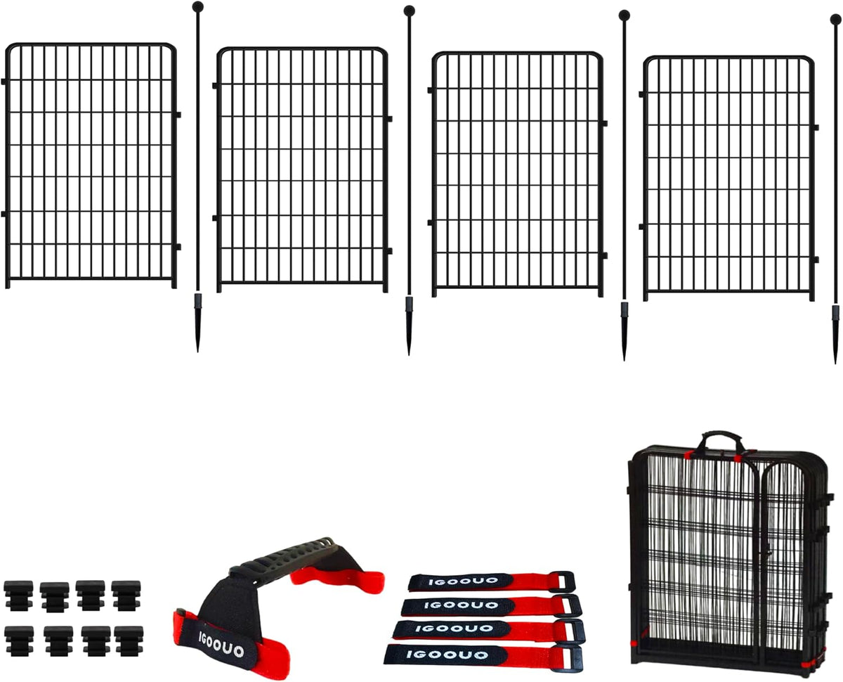 Dog Play Pen Indoors/Outdoor - 4 Add-On Panels / 36'' High
