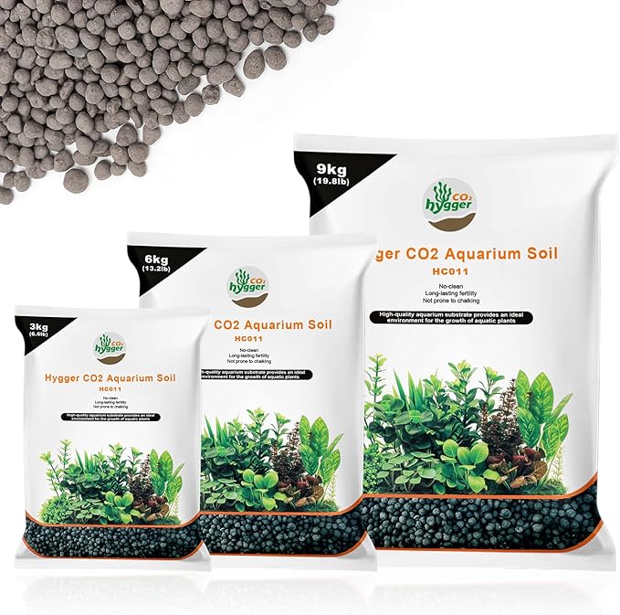 Shrimp Soil Water Grass Mud for Aquarium Fish Tank Aquascaping - Aquarium Substrate Soil for Shrimp Breeding and Plant Growth, No Washing Needed(13.2, Pounds)