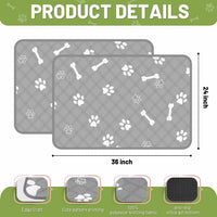PatiencET Self Warming Cat Bed for Indoor Cats 18'' x 24'' - Gray / 24*36 - image 4