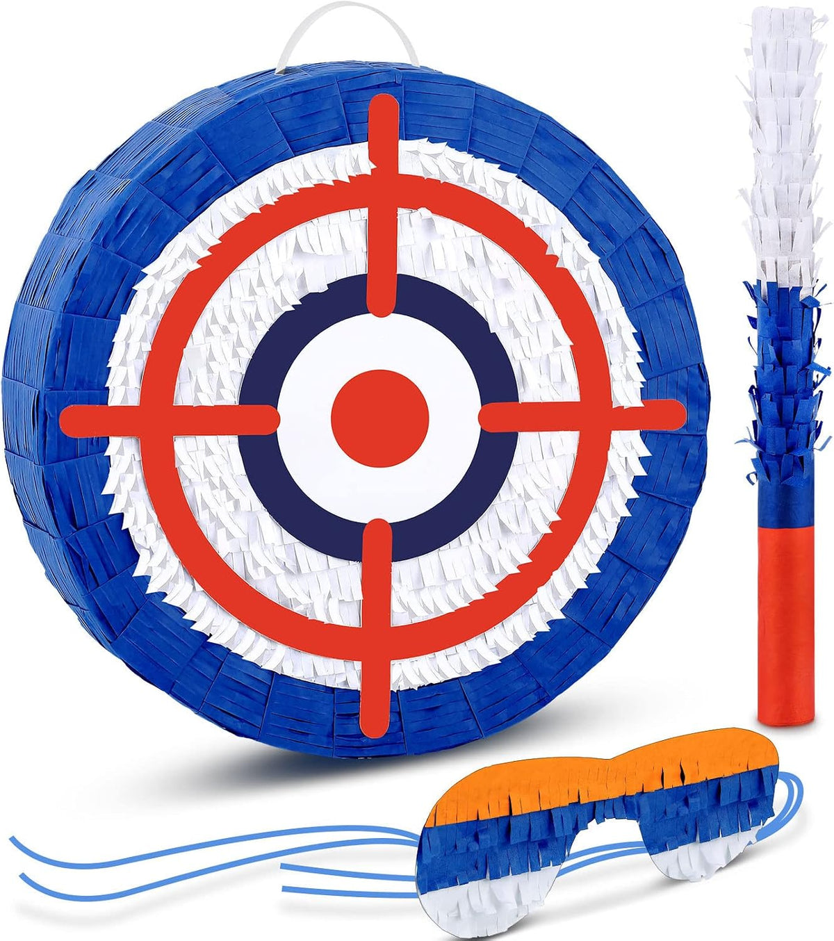 3 Pcs Soccer Ball Piñata with Blindfold Stick Soccer Birthday Party - Dart