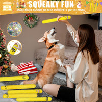 Tug of War Dog Toy, Squeaky Dog Toys Interactive Duck Puppy Toys – Essentials for Dogs - Red French Fry - image 4