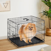 Sweetcrispy 36 Inch Dog Crate, Medium Dog Cage - Single Door / 24.4"L x 16.8"W x 18.5"H - image 2