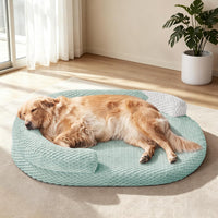JOEJOY XL Orthopedic Dog Beds Large Sized Dog - Green / XL(42"x 32"x 7")