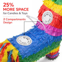 GIFTEXPRESS 16" Rainbow Donkey Pinata, Benito the Donkey - image 4