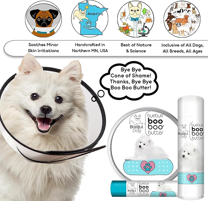 The Blissful Dog 4 oz TIN American Eskimo Booboo Butter