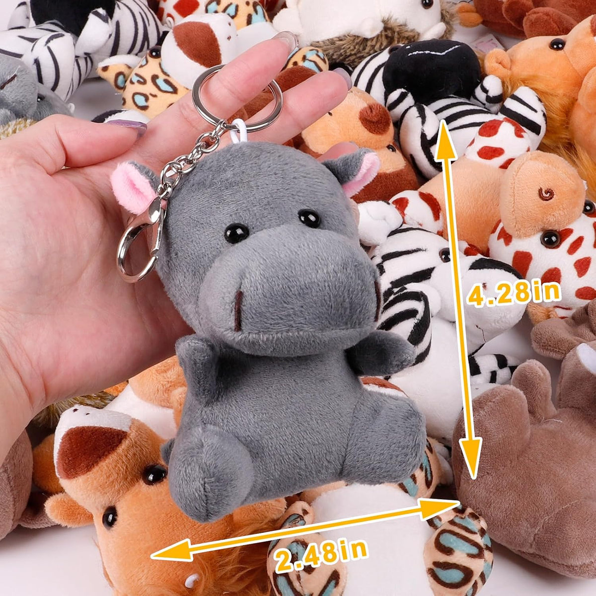 12 Pack Small Stuffed Animals Bulk - Sitting 36 pcs - image 3