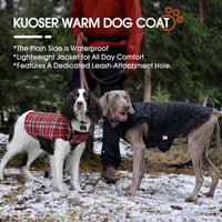 Kuoser Waterproof Dog Coat - Red / Small (Pack of 1) - image 3