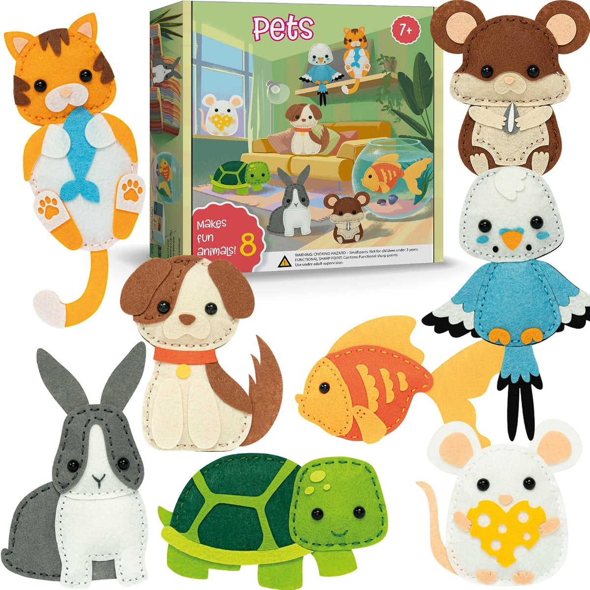 Craftorama Sewing Kit for Kids - Pets