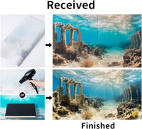 3 PCS Aquarium Background - 48x18 Inch - image 3