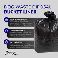 ActiveDogs Dog Pooper Scooper - Bucket Liners Refill Pk - image 2