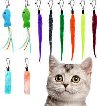 Upgraded 2.36 Inch Large Interactive Cat Toys Ball for Indoor Cats - Multicolor