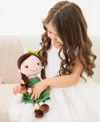 GAGAKU soft baby doll in a floral print rag doll style for toddlers - view 30
