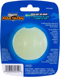 Chuckit! Max Glowin the Dark Bouncy Ball for Dogs, Large 3in - Small / Pack of 1 - image 3
