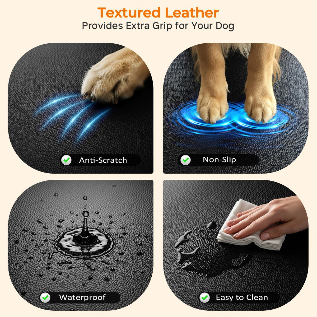 URPOWER Back Seat Extender for Dogs - Matte Black / L - Extended/Double Cab Trucks - image 3