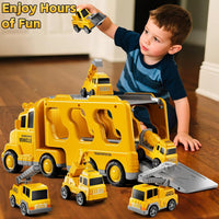 Fire Truck Toys for Kid 3-5 - Yellow / 7in1 - image 3