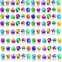 OLUPP LED light up rings in six shapes and colors, 48 pack - view 2
