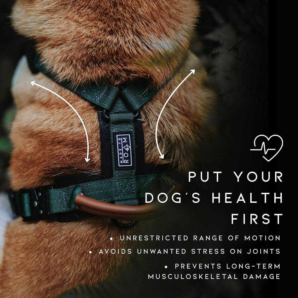 MADE TO ROAM Premium Explorer Harness - Michigan Autumn / Size 4 - image 4