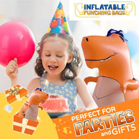 Inflatable Dudes kids punching bag bop bag, 47 inch, with sand-filled base in a ninja design - view 22