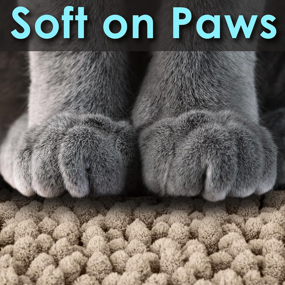 CatGuru Cat Litter Mat, Waterproof Litter Box Mat - Sand/ Heavy-duty / XL - image 4