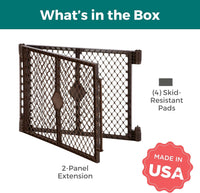 MyPet North States Petyard Plus: 3 Ft. Wide Folding Dog Playpen - 2-Panel Extension / Basic / Espresso - image 3