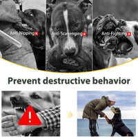 Pitbull Dog Muzzle for Large Medium Dogs Prevent Biting Scavenging – Essentials for Dogs - Green / L [Snout Cir: 11.5"-13"] - image 4