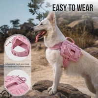 OneTigris Dog Backpack for Medium & Large Dogs - Pink / Large - image 4