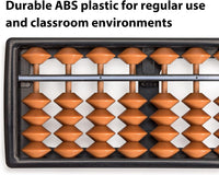 YMI Soroban Japanese Abacus, 13 Column, Montessori Math Tool - 10.5 inch - image 3