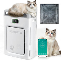 Pet Air Purifier for Home Large Room 2500 Sq Ft - White