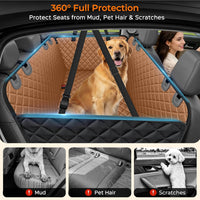 URPOWER Dog Car Seat Cover for Back Seat - Tan / Standard - 54" Length - image 2