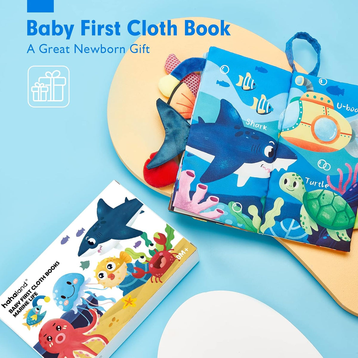 hahaland Baby Books 0-6 Months - Marine Animals - image 2