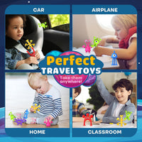 Bath Toys Kids Suction Toy: No Hole Bath Toy for Boys Girls – Fun for Kids & Family - Alien / 18 PCS - image 4
