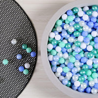 GOGOSO Ball Pits Balls for Toddlers Pack of 50 100 200 Plastics Shape - D / 100 balls - image 3