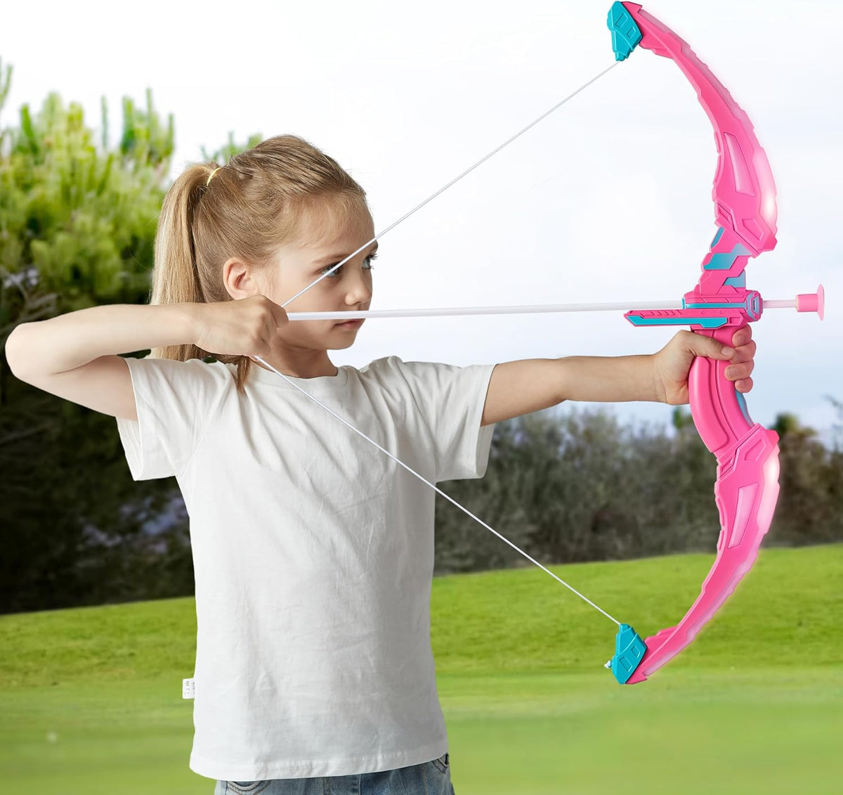 JOYIN Kids Bow and Arrow Set - Pink - image 4
