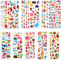 Puffy 3D Sticker for Kid & Toddler 500+ Variety Pack Cute Scrapbook - Basic Style 3