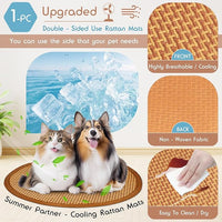 16" Dog& Cat Teepee Tent +20" Pet Cooling Mat +10ft Star String Light [2-Modes],Cotton Thicked Soft Comfort Anti-Slip Cushion (Used/Wash Separately), Small Pets Tents House Indoor or Outdoor