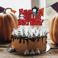 Gyufise 24Pcs Halloween Bat Cupcake Toppers Black Glitter Bat - Dark With Glitter - image 4