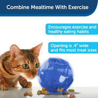 PetSafe Slimcat Feeder Ball Cat Toy - Blue / 1 Count (Pack of 1) - image 4