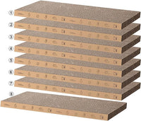 8 Packs in 1 Cat Scratch Pad, Cat Scratcher Cardboard,Reversible,Durable Recyclable Cardboard, Suitable for Cats to Rest, Grind Claws and Play